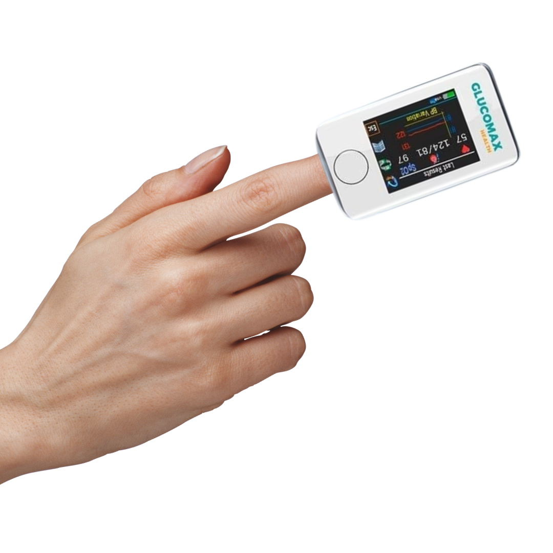 GLUCOMAX™ Monitor de glucosa no invasivo e indoloro + (Regalo Glucometro)